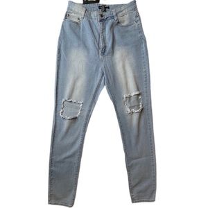 Blue Dream High Waist Jeans - Light Wash